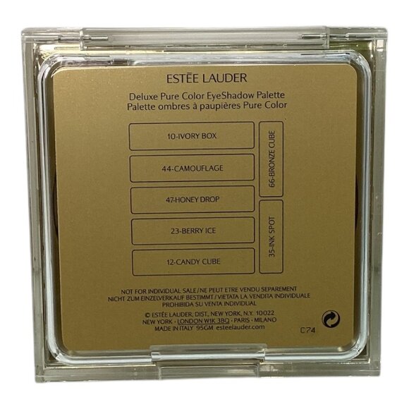 Estée Lauder Deluxe Pure Color Eyeshadow Palette - Gold Case - NWOB - Picture 3 of 3